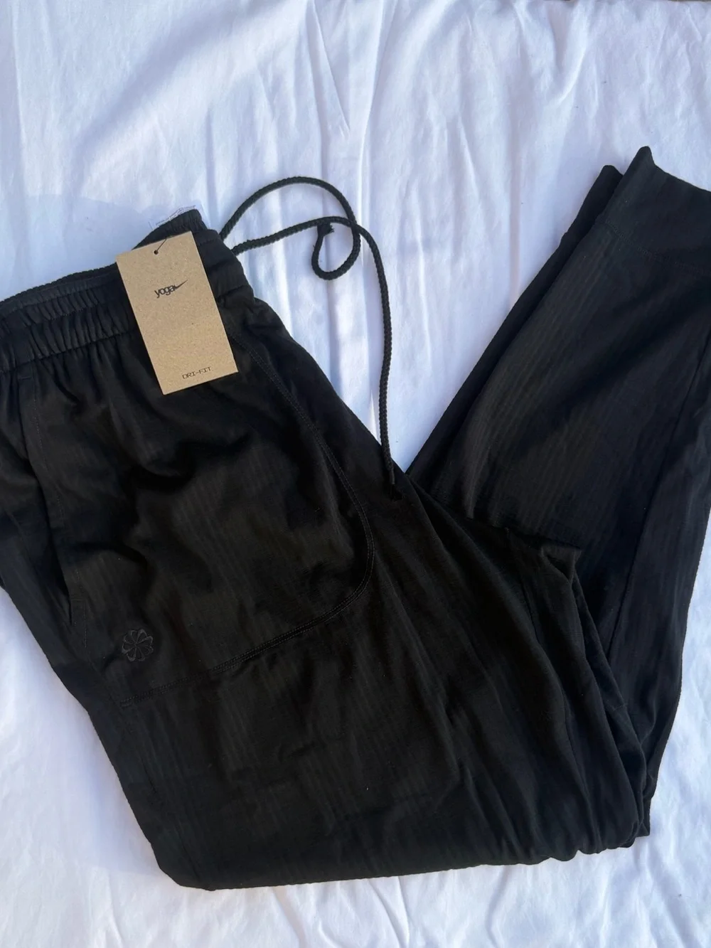 Nike Men's Yoga Dri-Fit TrainerTaperd Pants Black 2XL